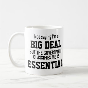 Keine große Handelsregierung hält mich für wese Kaffeetasse