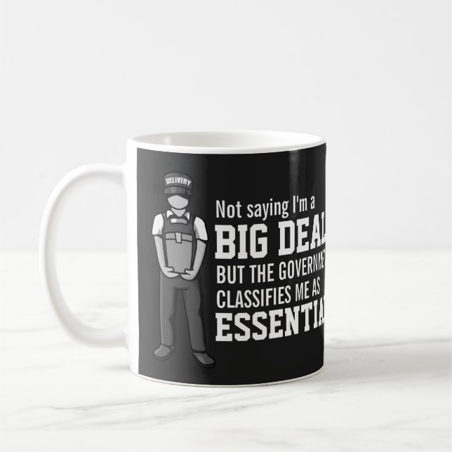 Keine große Handelsregierung hält mich für wesentl Kaffeetasse (Links)