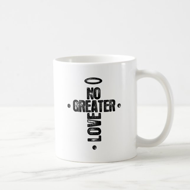 Keine größere Liebe Kaffeetasse (Rechts)