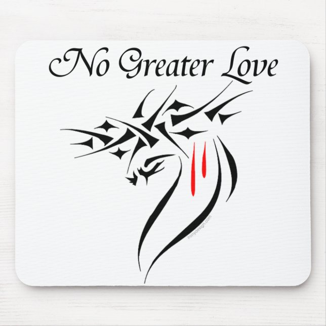 Keine größere Liebe Mousepads (Vorne)