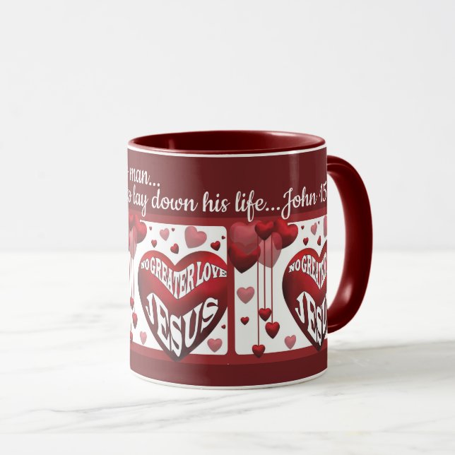 Keine größere Liebe© Tasse 11oz. (VorderseiteRechts)
