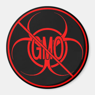 Keine GVO-Magnete Biogefährdung Kein GVO-Kühlschra Magnet