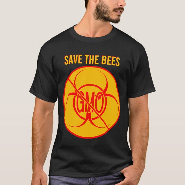 Keine GVO-Shirt-Biogefahr GVO personalisiert T-Shirt (Vorderseite)