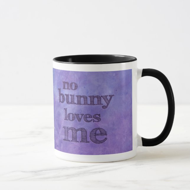 Keine Häschen-Lieben ich - niedliches trauriges Tasse (Rechts)