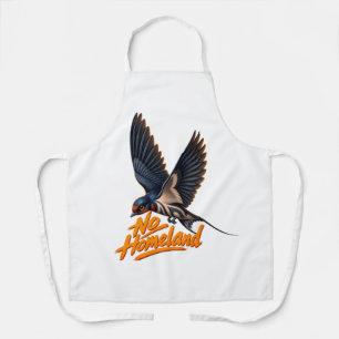 Keine Heimat Fliegende Schwalbe Vogel Freiheit Pop Schürze