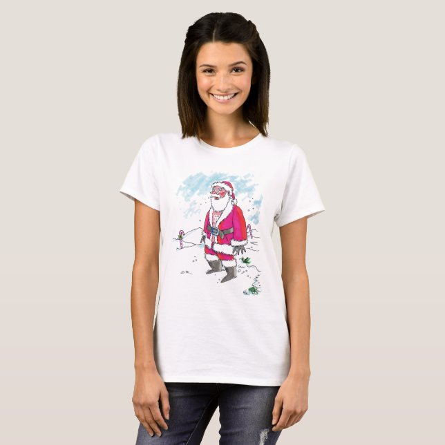 Keine Ho-Ho-Frauen weißer T - Shirt (Vorne ganz)