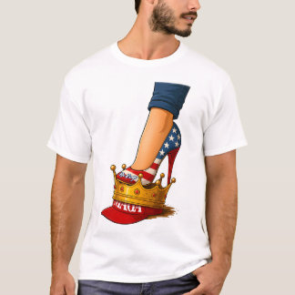 Keine hohen Absätze der Könige auf der Krone  T-Shirt