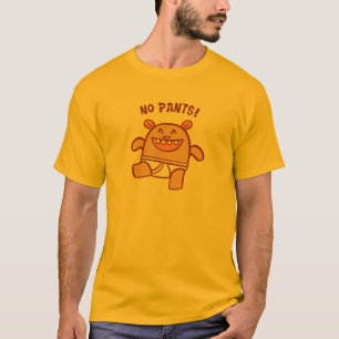 Keine Hosen! - Orange T-Shirt