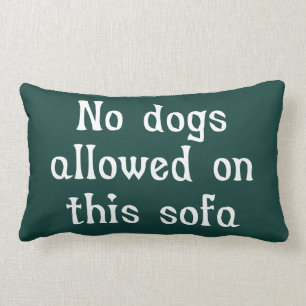 Keine Hunde auf diesem Sofa erlaubt Lendenkissen