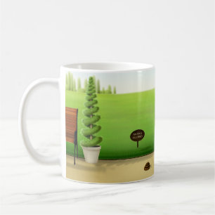 "Keine Hunde erlaubt" Niedlicher Hund Poo in Beaut Kaffeetasse