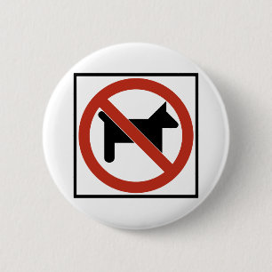 Keine Hunde gewährten,/keine Haustiere Button