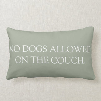 Keine Hunde ließen auf dem Couch Lumbarkissen Lendenkissen