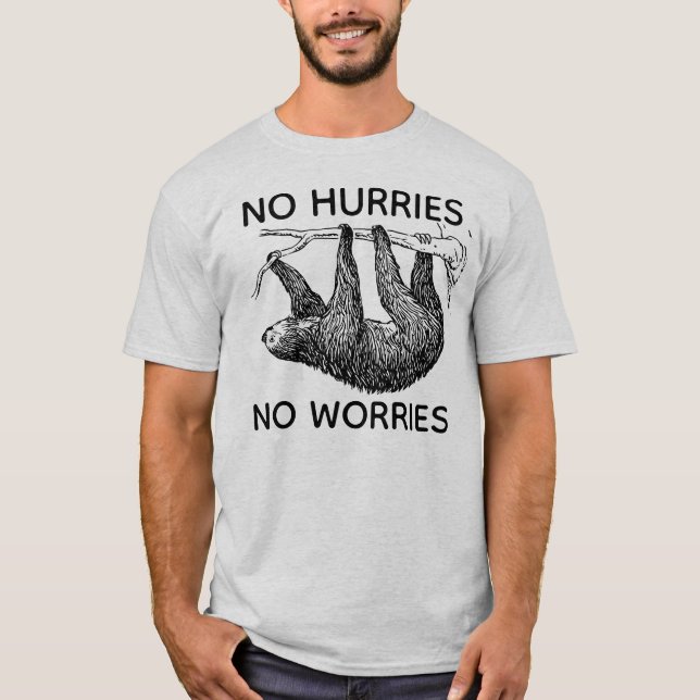 Keine Hurrikane keine Sorgen T-Shirt (Vorderseite)