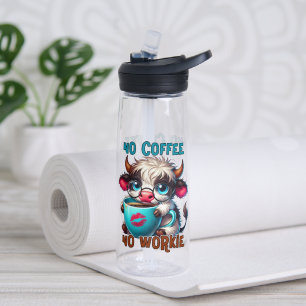 Keine Kaffee, keine Arbeit Trinkflasche