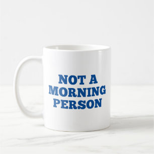 Keine Kaffee-Tasse am Morgen Kaffeetasse