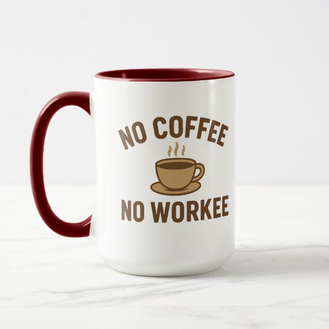 Keine Kaffeepause kein Problem - Lover Coffee Desi Tasse (Links)