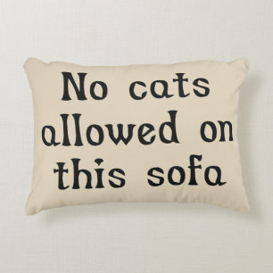 Keine Katzen auf diesem Sofa erlaubt Zierkissen