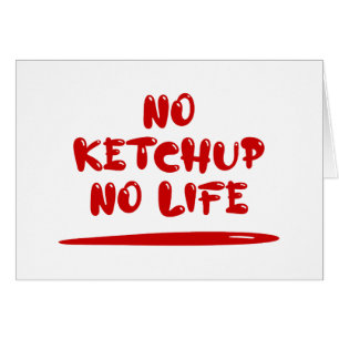 Keine Ketchup-Karte
