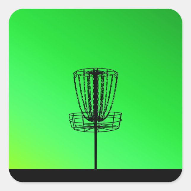 Keine Kette, kein Gewinn Quadratischer Aufkleber (Vorderseite)