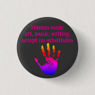 Keine KI-Magnet Button