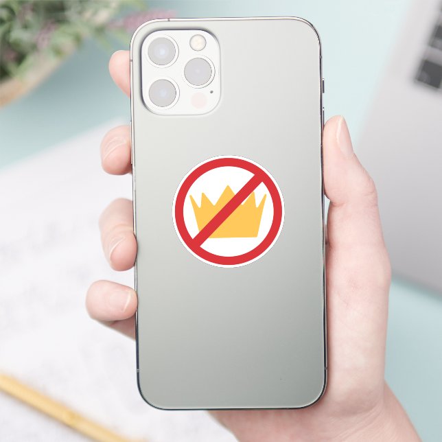 KEINE KINDER! Anti-Trump Aufkleber (Telefon)