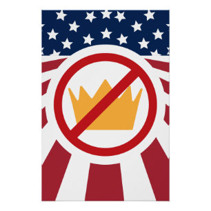 KEINE KINDER! Anti-Trump-Flagge Poster