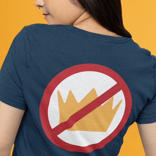 KEINE KINDER! Anti-Trump (zurück) Tri-Blend Shirt (Von Creator hochgeladen)