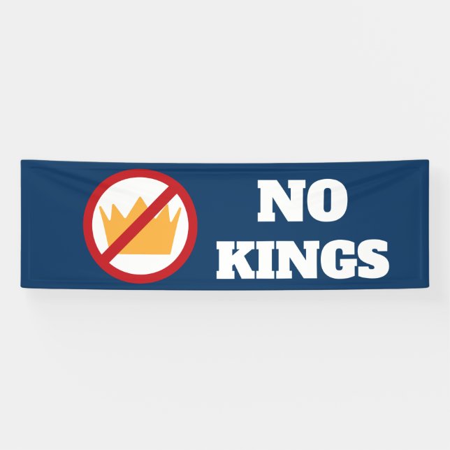 KEINE KINDER! Trump Dk Blue OD Banner (Horizontal)