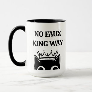 Keine Kings Anti Trump Funny Cat Feminist Demokrat Tasse