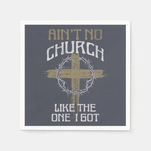 Keine Kirche wie die, die ich Got habe Serviette
