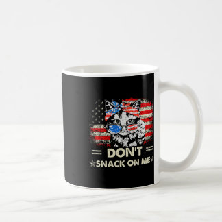 Keine Kleinigkeit gegen mich Patriotische Katze Sa Kaffeetasse