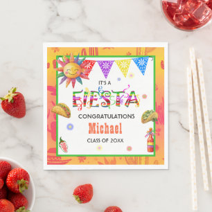 Keine Klischees, es ist eine Fiesta-Abschlussfeier Serviette