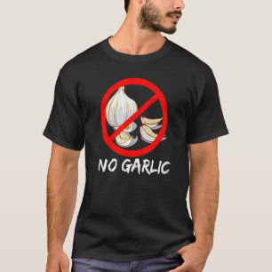 Keine Knoblauchzehenzüchter Bulb überquert Red Cir T-Shirt