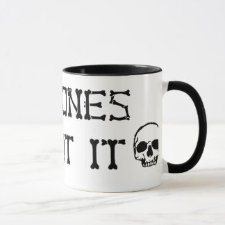 Keine Knochen über es Tasse