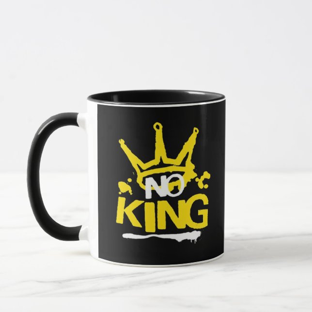 Keine König Vintage-Stil Tasse (Links)
