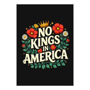 Keine Könige Amerika Fotodruck