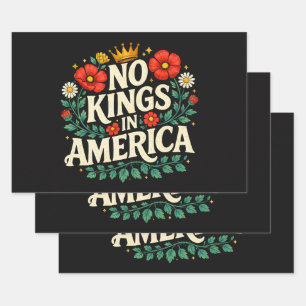 Keine Könige Amerika Geschenkpapier Set