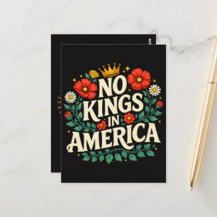 Keine Könige Amerika Postkarte