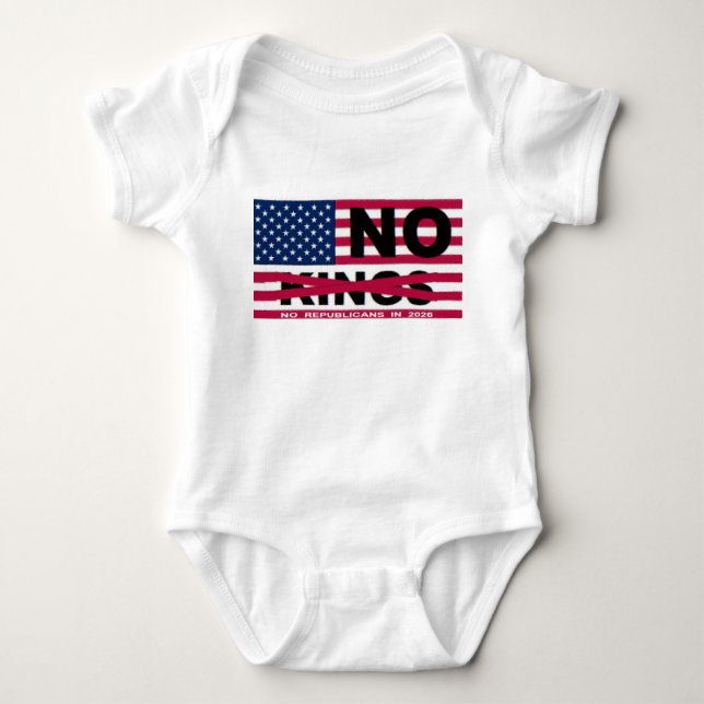 KEINE KÖNIGE BABY STRAMPLER (Vorderseite)