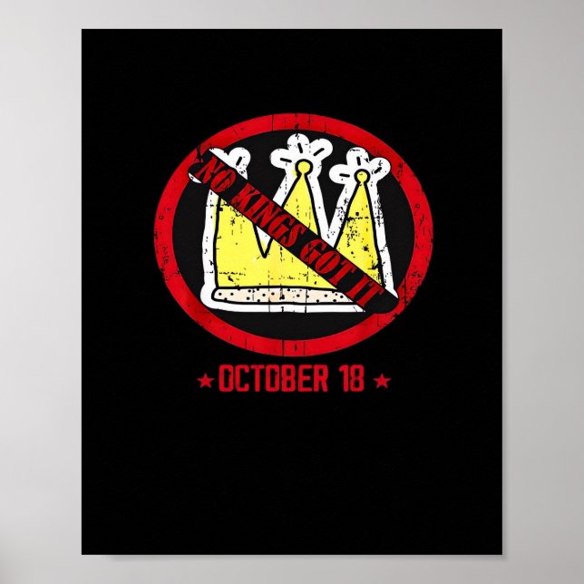 Keine Könige Es Klassischer Kreativer Stil Poster (Vorne)