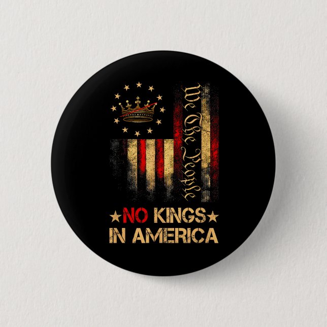 Keine Könige in Amerika 1 Button (Vorderseite)