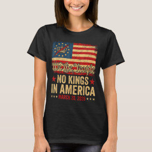 Keine Könige in Amerika 28. März 2026 Kein-Könige- T-Shirt