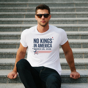 Keine Könige in Amerika 28. März 2026 T-Shirt