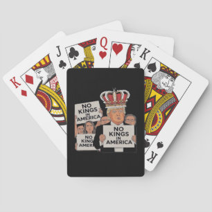Keine Könige in Amerika Anti Classic Bold Style Spielkarten