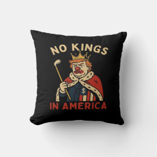 Keine Könige in Amerika Anti-Donald No Kings Day K Kissen