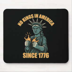 Keine Könige In Amerika Anti Eis Trump Statue Der Mousepad