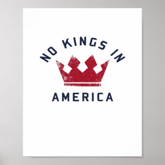 Keine Könige in Amerika Anti-Faschismus USA Klassi Poster