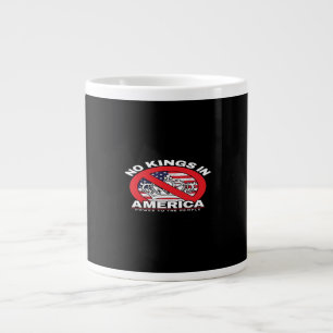 Keine Könige in Amerika Anti-Monarchie Patriotisch Jumbo-Tasse