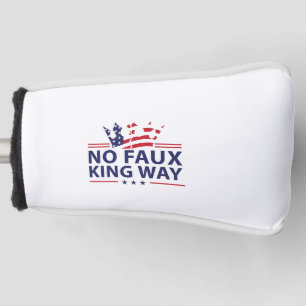 Keine Könige in Amerika Anti Trump Anti Faschismus Golf Headcover