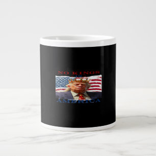 Keine Könige in Amerika Anti-Trump kreative Gestal Jumbo-Tasse